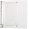 JAM Paper 6" x 9.5" Clear Plastic Zip Closure 3-Hole Punch Envelopes, 12ct.